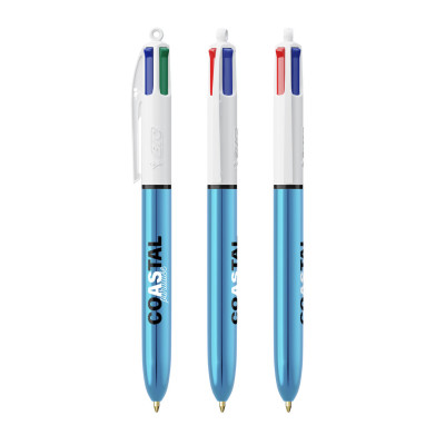 BIC® 4 Colours Shine ballpen
